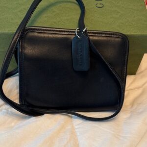 Vintage Coach Black Disco Mini Bag -9048